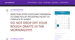 Desktop Screenshot of hamiltonunique.com